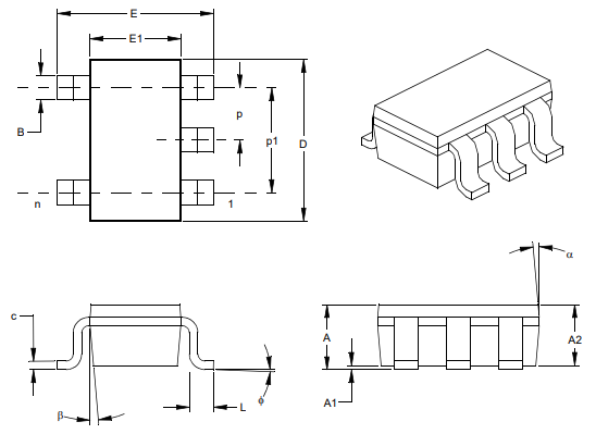 （Microchip）溫度傳感器TC77-5.0MCTTR-VAO 數(shù)字，本地 -40°C ~ 125°C 12 b SOT-23-5
