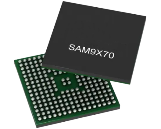 Microchip SAM9X75-I/4PB超低功耗微處理器（MPU） 、運(yùn)行頻率高達(dá)800MHz。