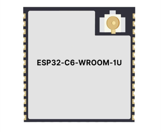 功能強大的ESP32-C6-WROOM-1U-N8 通用型Wi-Fi、IEEE 802.15.4和藍(lán)牙LE模塊