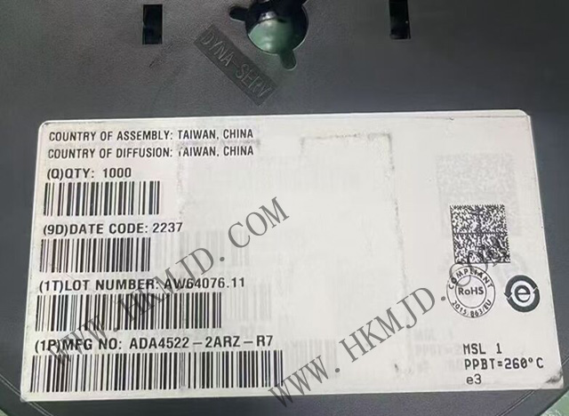 出售【ADI】低功耗運(yùn)算放大器 ADA4522-2ARZ 55V、雙通道、零漂移運(yùn)算放大器