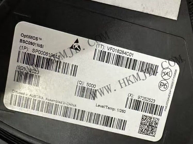 英飛凌N溝道 MOSFET_BSC0901NSI_OptiMOS? 功率 MOSFET，30V