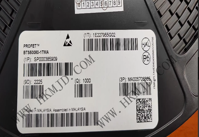 BTS50080-1TMA 英飛凌單通道高壓側電源開關，具有嵌入式保護功能
