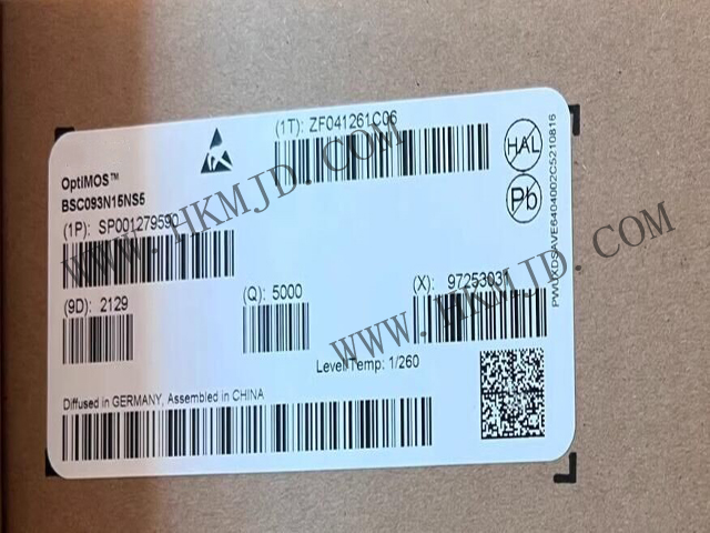 英飛凌BSC093N15NS5 OptiMOS?5 150V功率MOSFET，超低導(dǎo)通電阻9.3mΩ