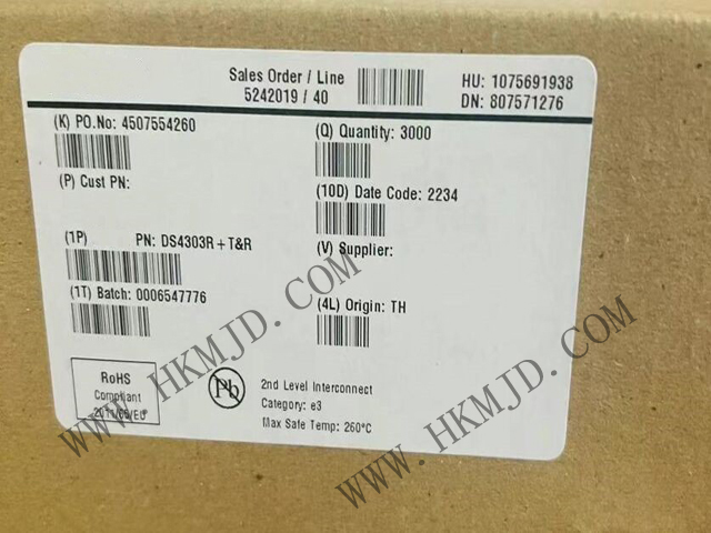 供應(yīng) Maxim DS4303R 電子可編程電壓基準(zhǔn)，適用于自動工廠校準(zhǔn)
