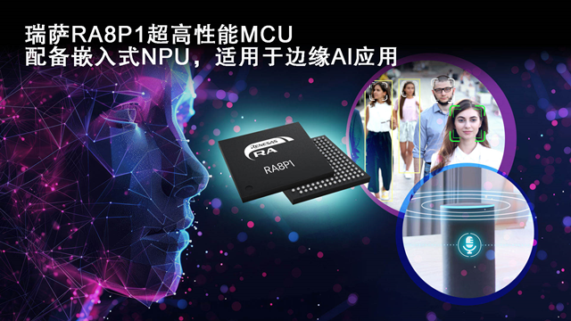 瑞薩電子推出搭載AI加速功能的1GHz微控制器， 樹立MCU性能新標(biāo)桿